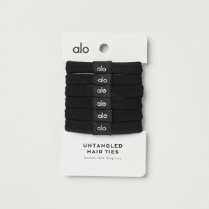 Untangled Hair Tie 6-Pack - Black