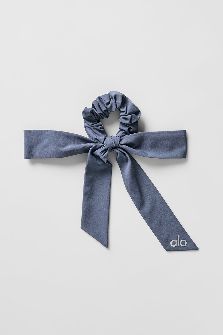 Love Knots Tie Scrunchie - Bluestone