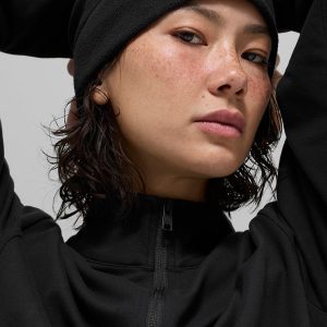 Performance Fleece Beanie - Black/Black