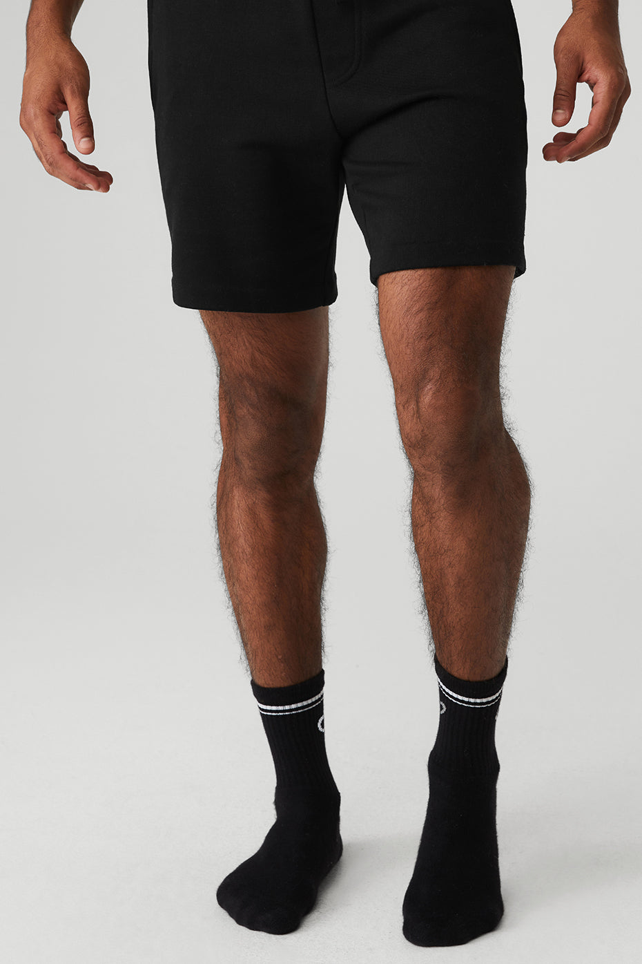 Unisex Half-Crew Throwback Sock - Black/White - Image 2