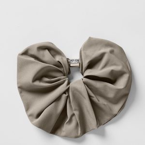 Bead It Oversized Scrunchie - Light Cocoa