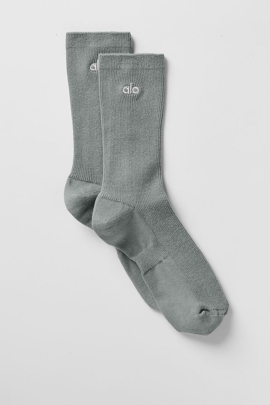 Unisex Half-Crew Understated Sock - Lunar Grey