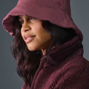 Good Shade Puffer Bucket Hat - Burgundy Truffle