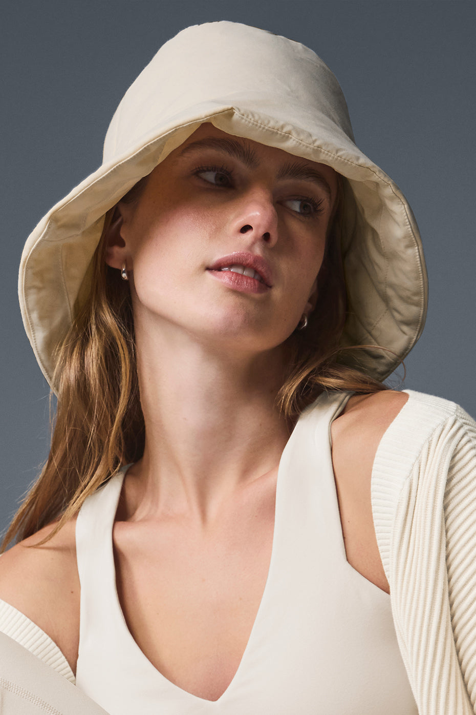 Good Shade Puffer Bucket Hat - Oat Milk