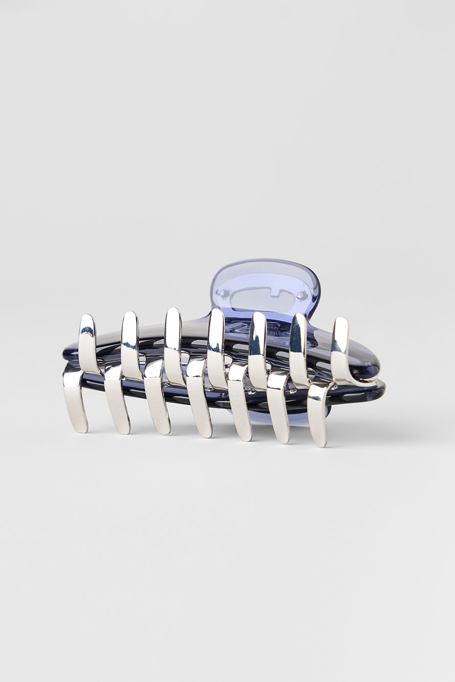 Acrylic Illusion Claw Clip - Bluestone/Chrome - Image 3