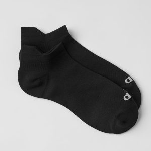 Unisex Performance Tab Sock - Black/Titanium