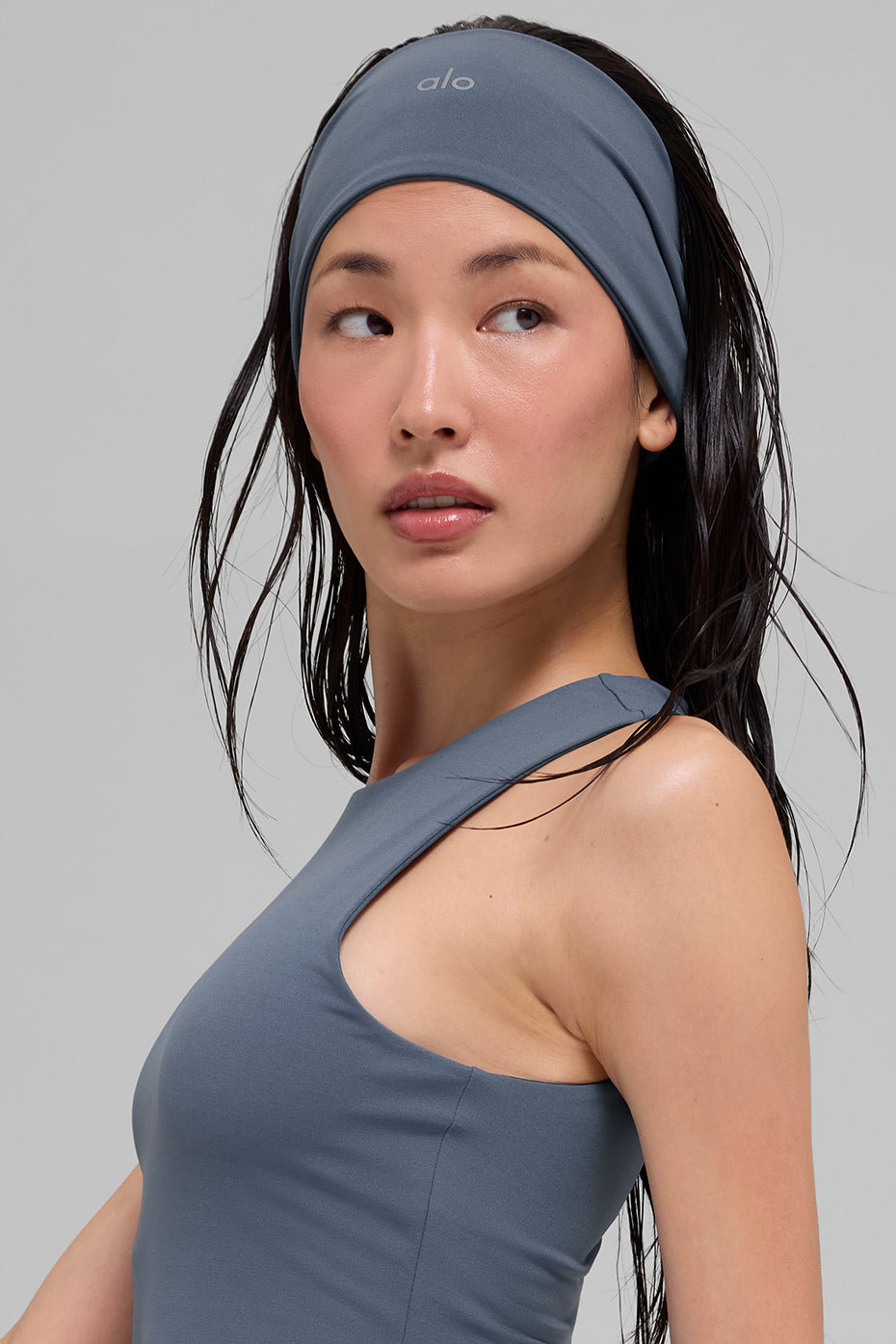 ALO Softsculpt Wide Headband - Bluestone