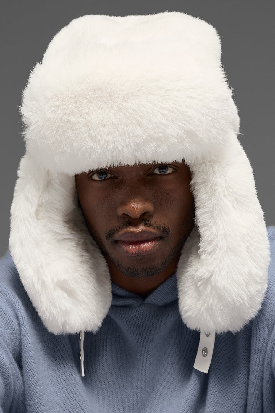 Faux Fur Starstruck Hat - Ivory - Image 3