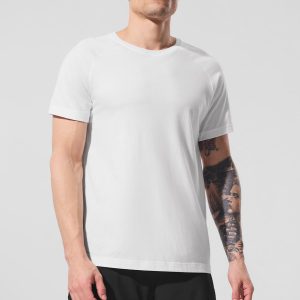 Triumph Raglan Tee - White