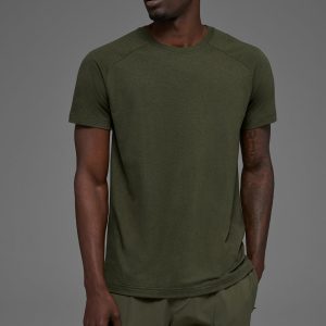 Triumph Raglan Tee - Green Olive