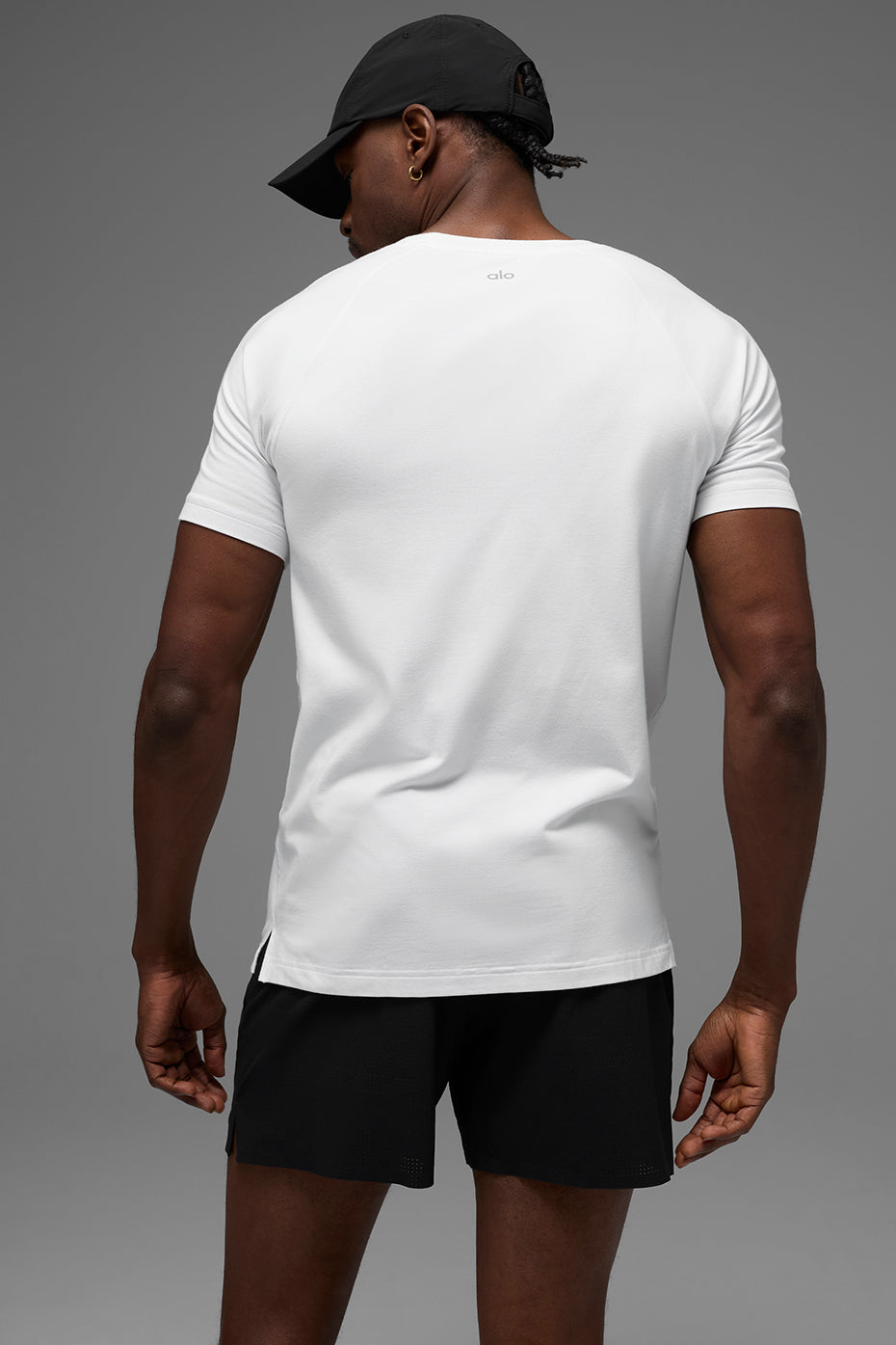 ALO Vapor Crewneck Short Sleeve - White - Image 3