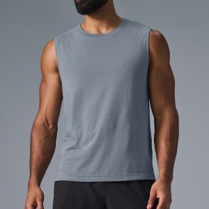 The Triumph Muscle Tank - Steel Grey