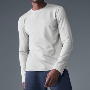 Conquer Reform Crewneck Long Sleeve - Athletic Heather Grey