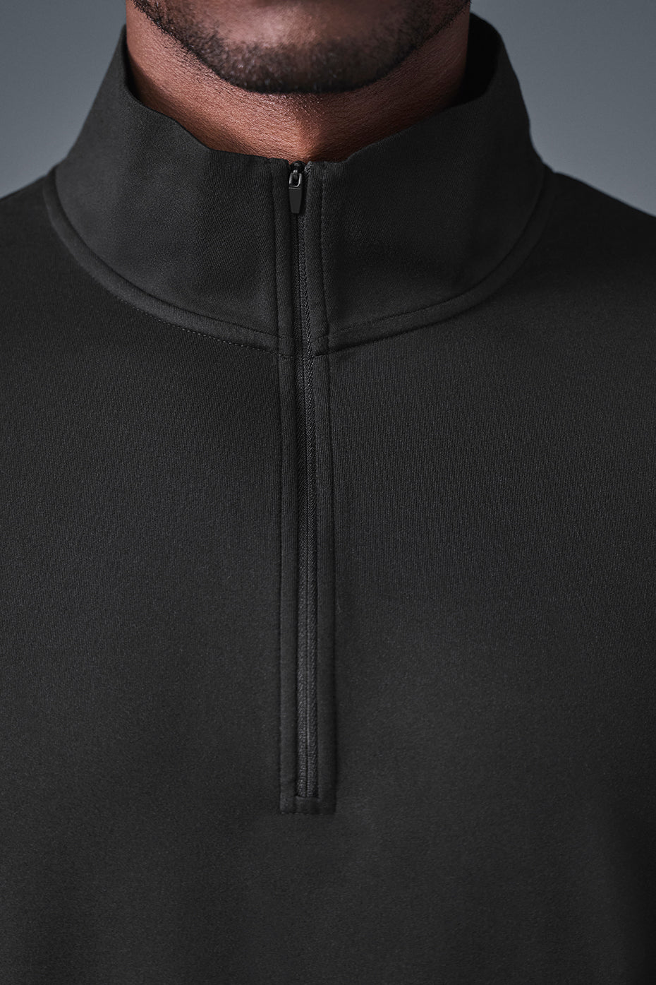 Conquer 1/4 Zip Reform Long Sleeve - Black - Image 4