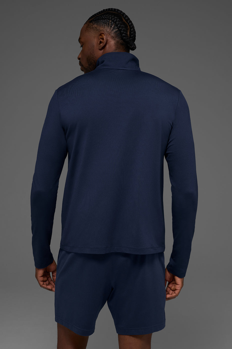 Conquer 1/4 Zip Reform Long Sleeve - Navy - Image 3