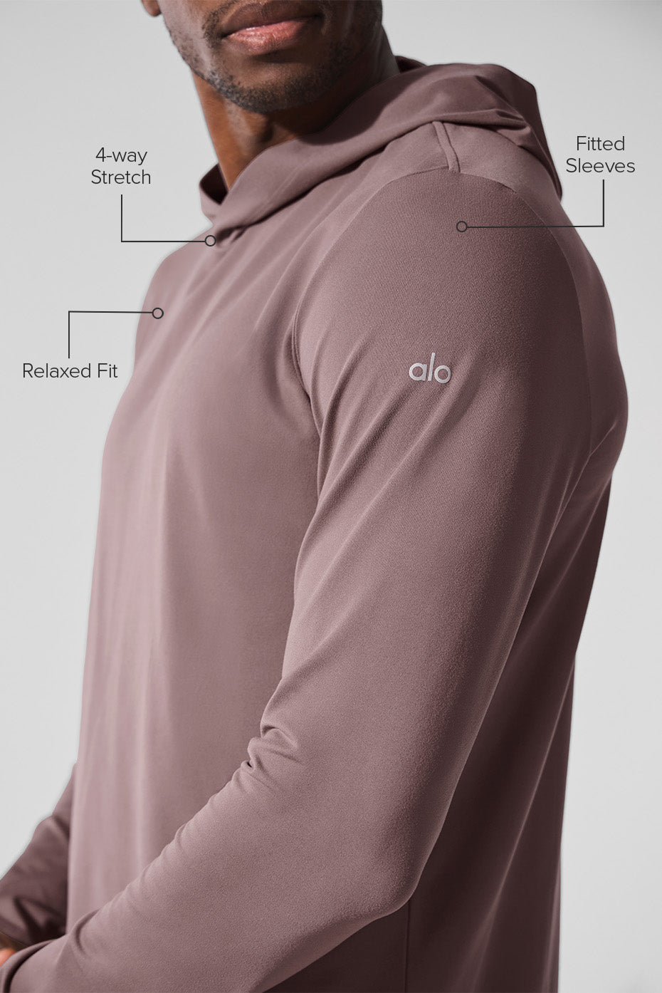 Conquer Reform Long Sleeve With Hood - Mushroom - Image 2