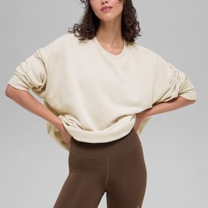 Chill Crew Neck Pullover - Bone