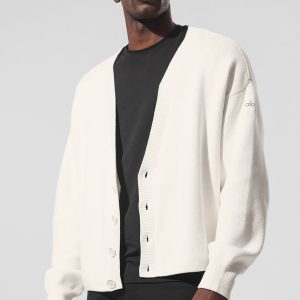 Scholar Cardigan Sweater - Ivory