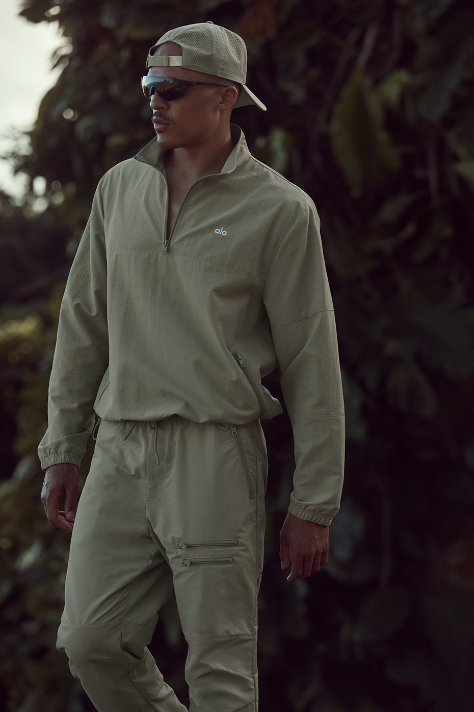 Light Weight Takeaway Track Pullover - Limestone - Image 5