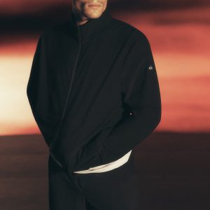 Conquer Max Mock Neck Full Zip - Black