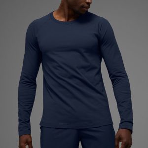 ALO Vapor Crewneck Long Sleeve - Navy