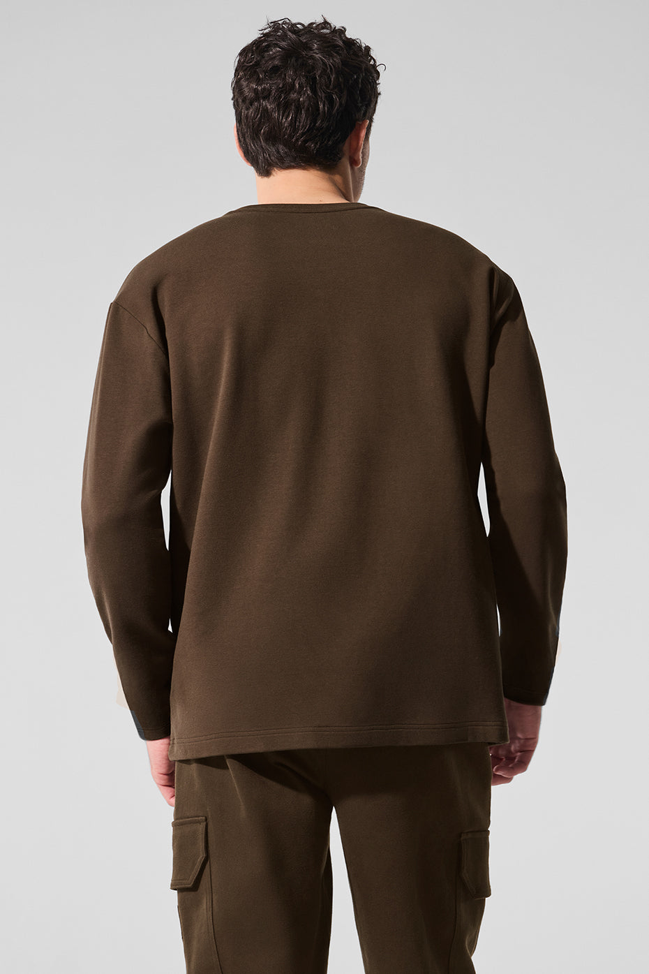 Double Take Long Sleeve Crew - Espresso - Image 3