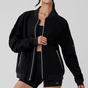 Division Ripstop Bomber Jacket - Black