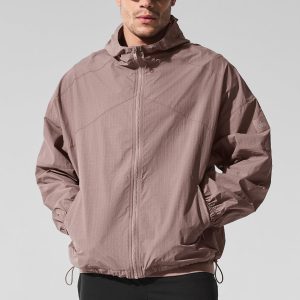 Vantage Nylon Ripstop Track Jacket - Mushroom