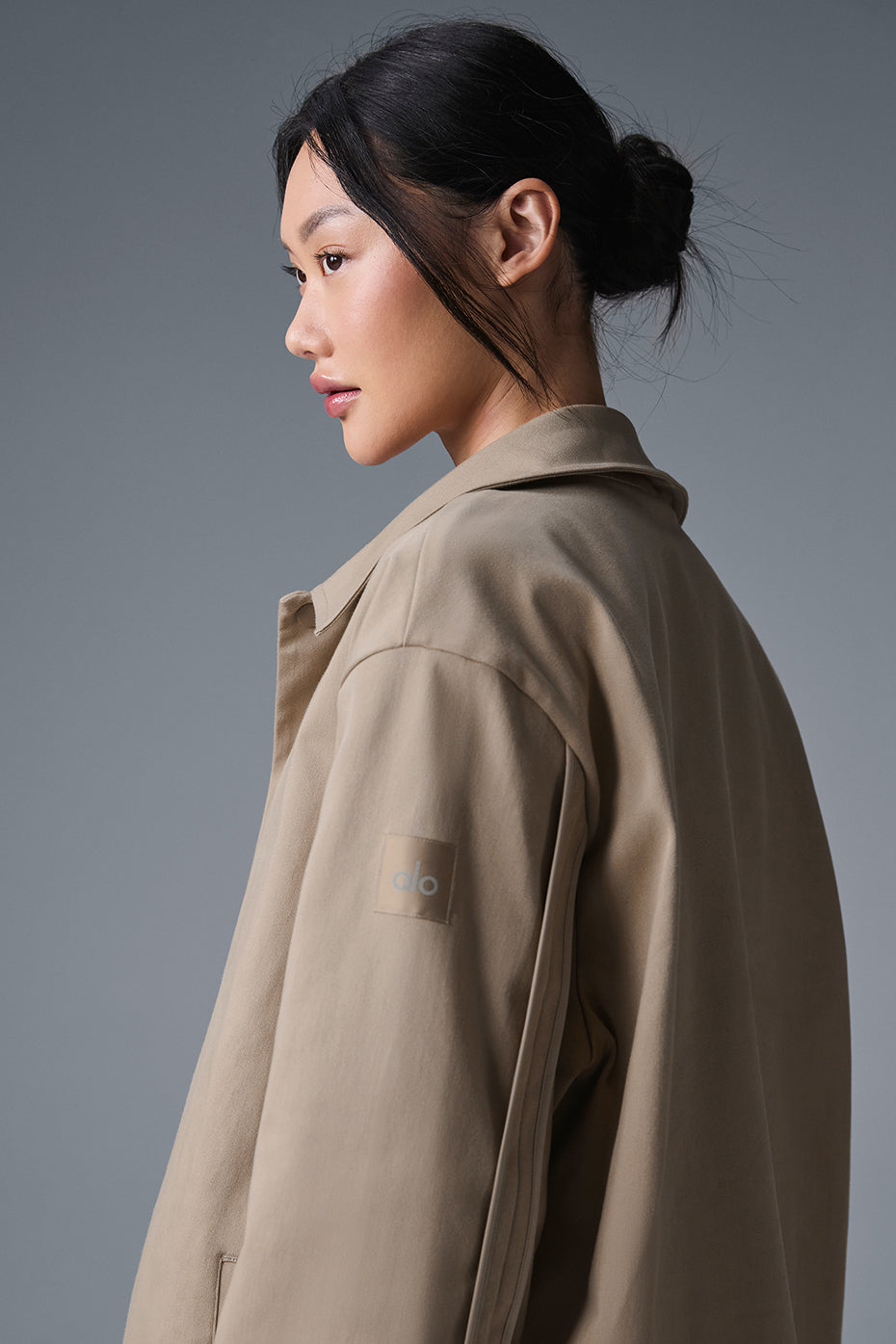 Edition Sueded Jacket - Gravel - Image 4