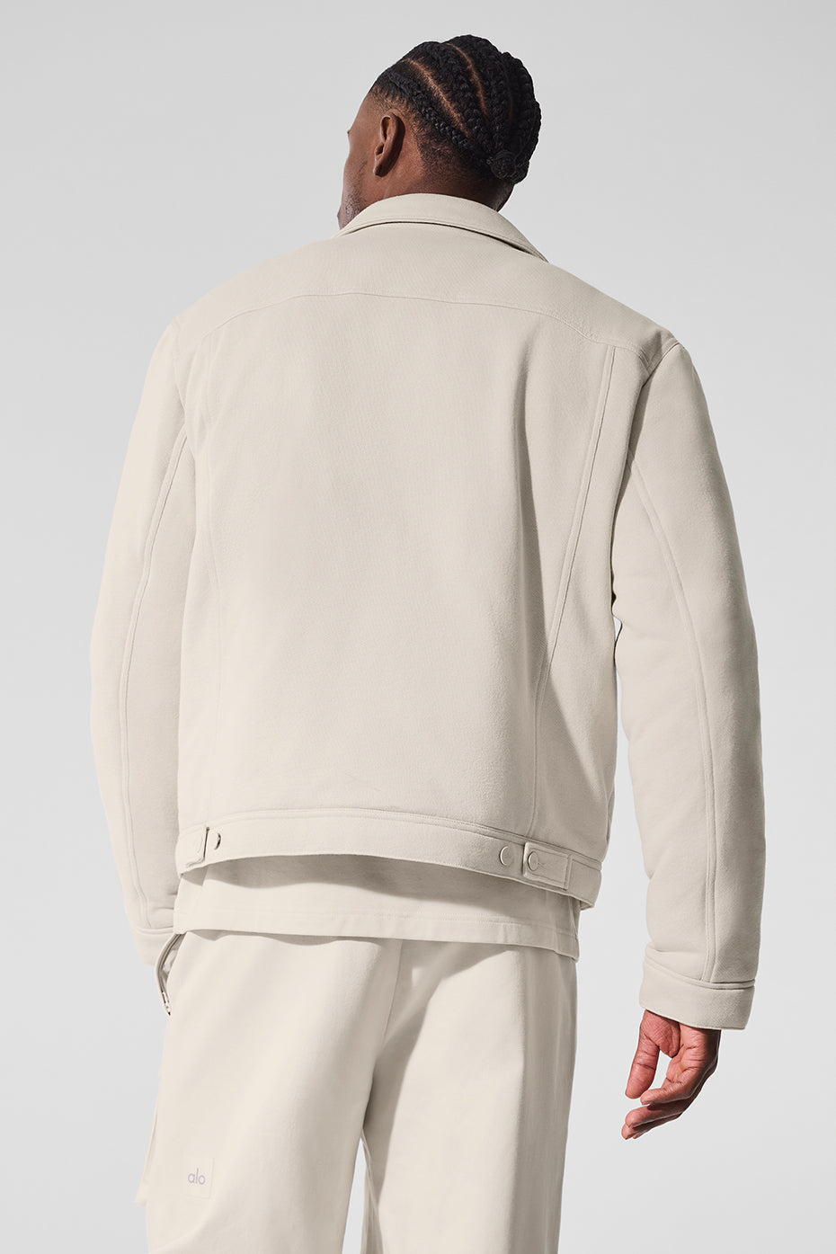 Ease Trucker Jacket - Bone - Image 4