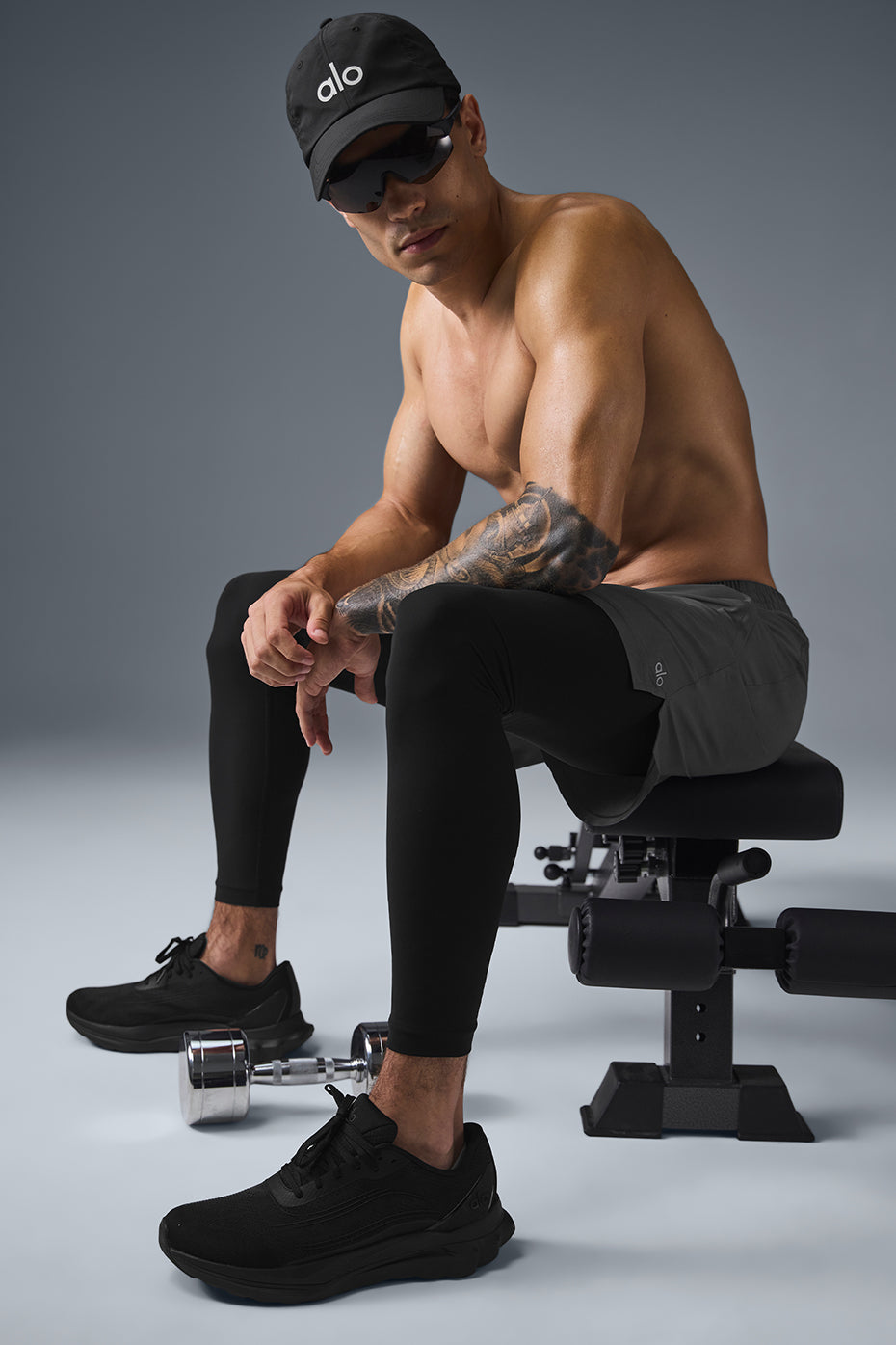 5 Revival 2-in-1 Pant - Anthracite/Black - Image 4