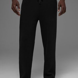 Scholar Straight Leg Sweatpant - Black