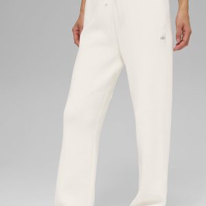 Scholar Straight Leg Sweatpant - Ivory