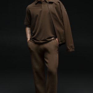 Scholar Straight Leg Sweatpant - Espresso