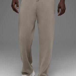 Scholar Straight Leg Sweatpant - Light Cocoa