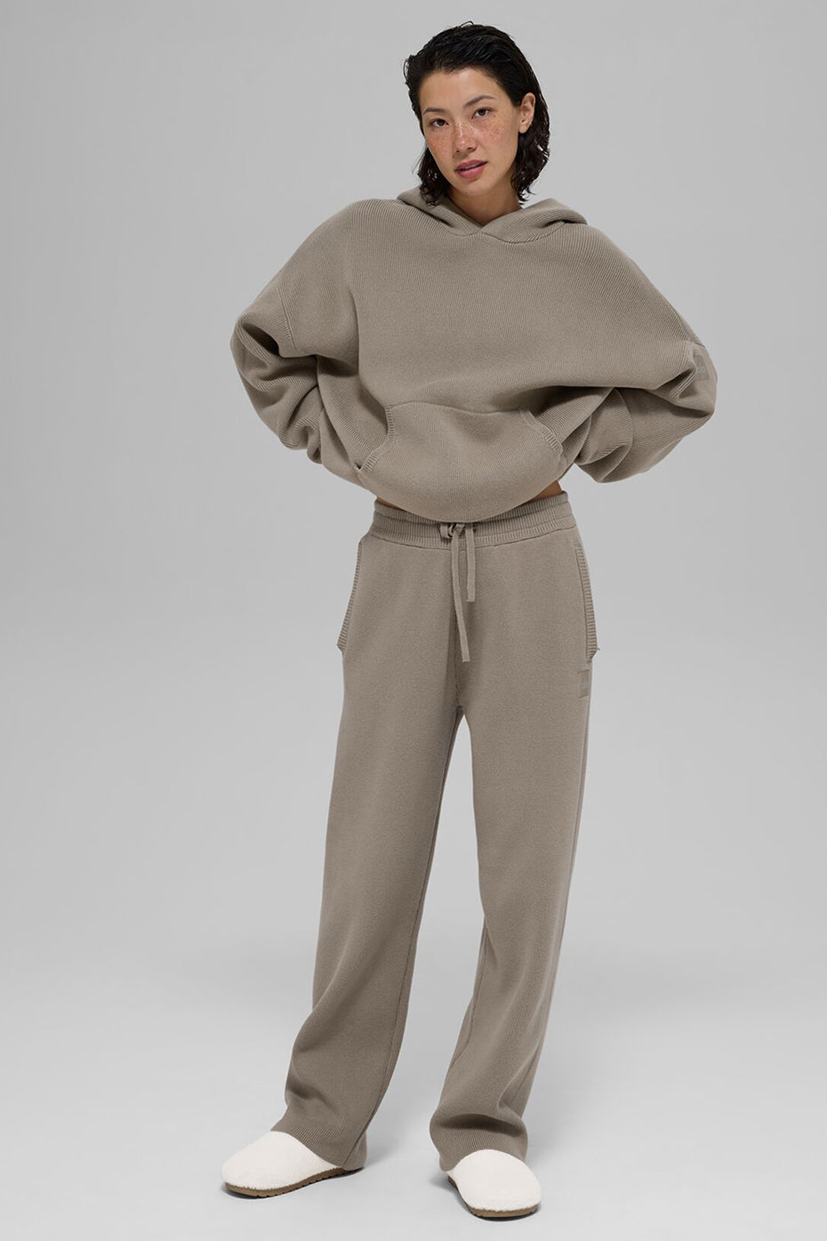Scholar Straight Leg Sweatpant - Light Cocoa - Image 4