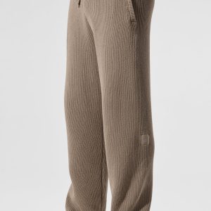 Domain Rib Knit Sweatpant - Gravel