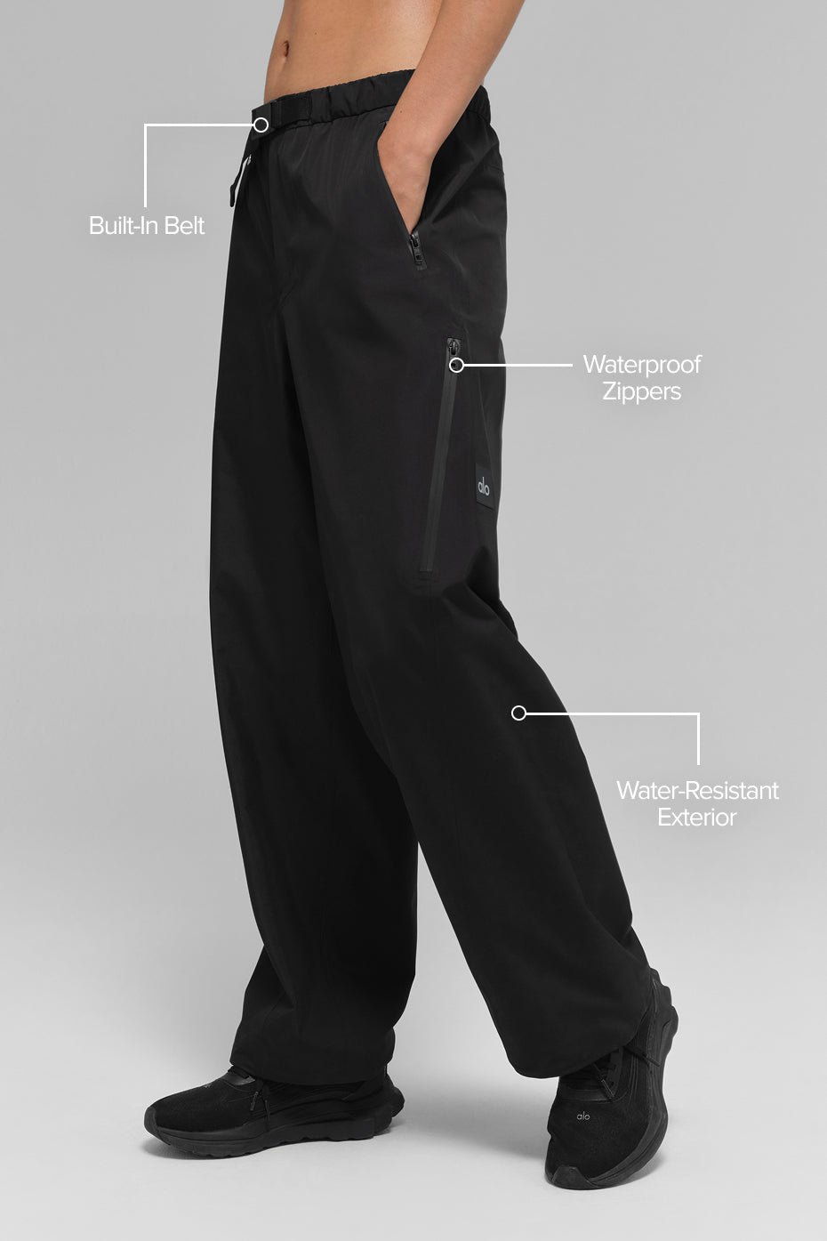 Alpha Shell Pant - Black - Image 2