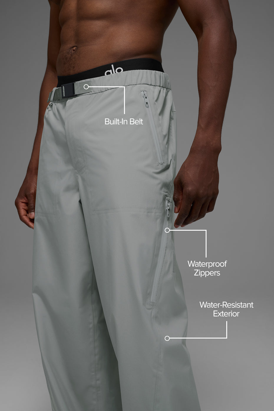 Alpha Shell Pant - Lunar Grey - Image 2