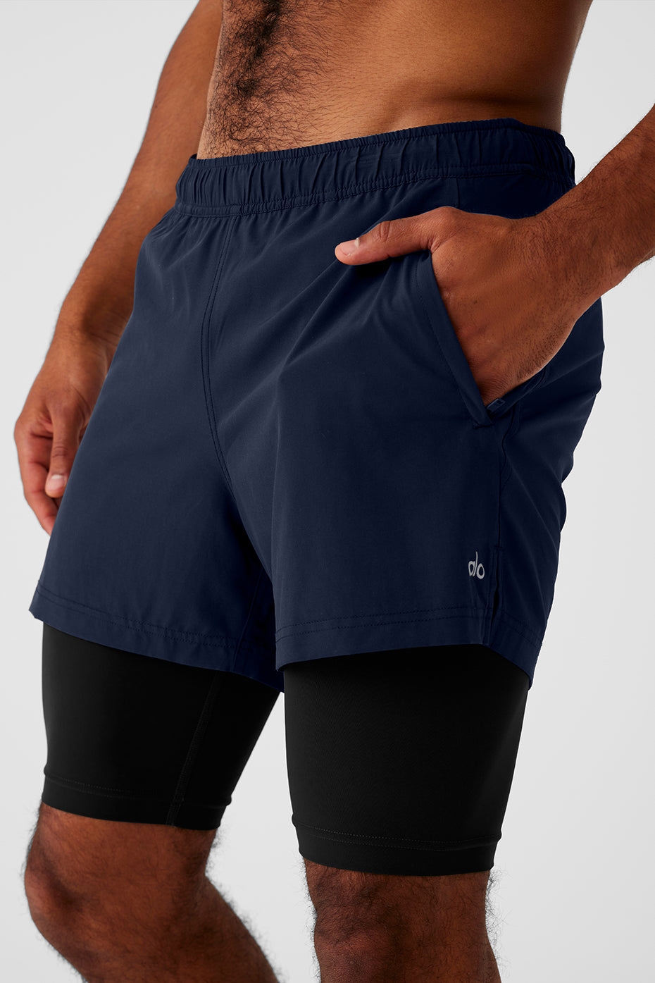 5 Revival 2-in-1 Short - Navy/Black - Image 4