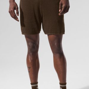 Open-Knit Short - Espresso