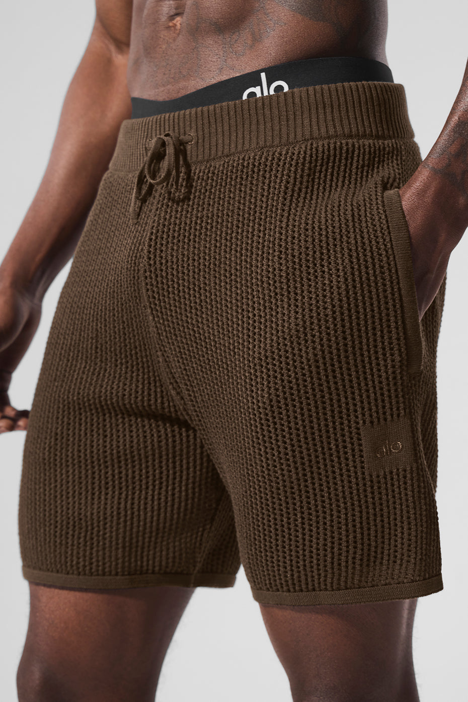 Open-Knit Short - Espresso - Image 2