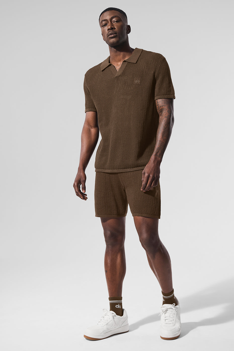 Open-Knit Short - Espresso - Image 4