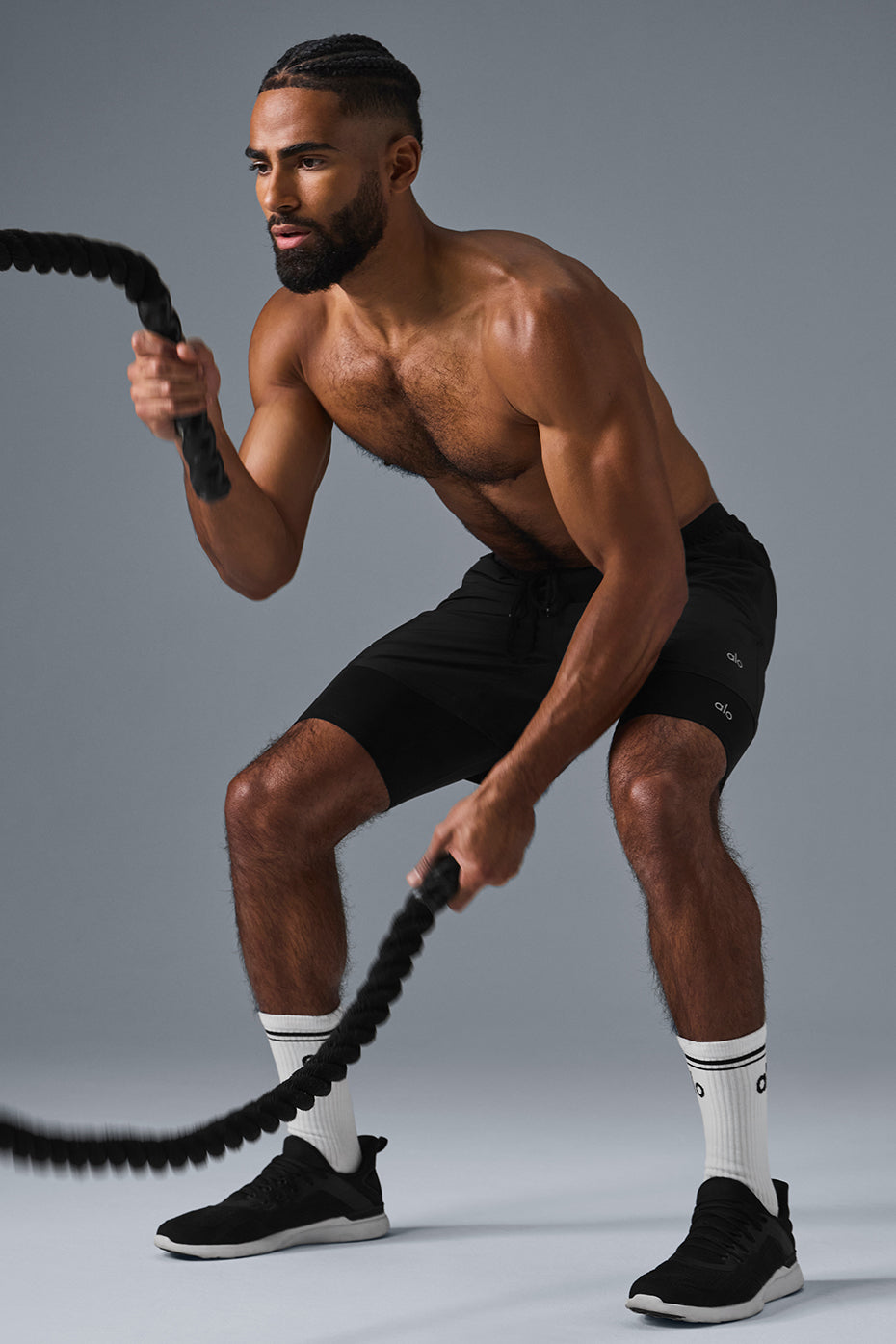 9 Flight Compression Short - Black - Image 5