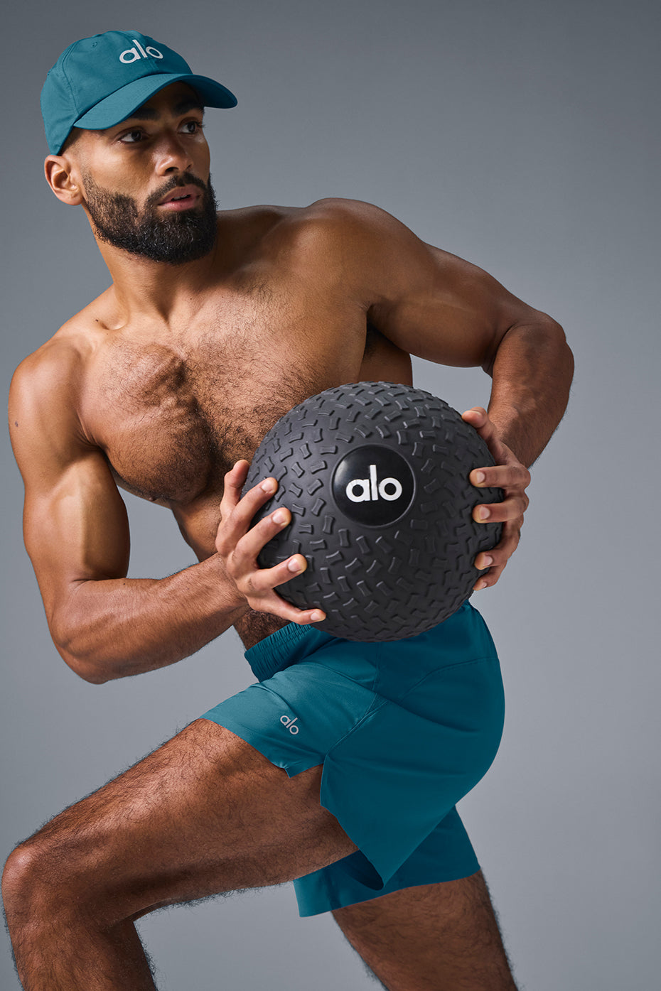 5 Adapt Running Short - Oceanic Teal - Image 4