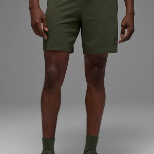 7 Double Take Short - Green Olive