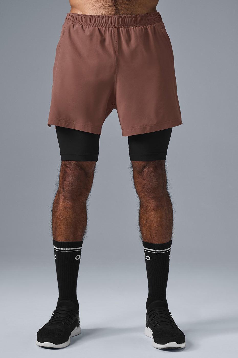 5 Revival 2-In-1 Short - Chestnut/Black