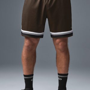 7 Key Mesh Basketball Short - Espresso