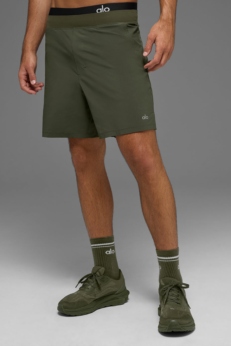 7 Repetition Short - Green Olive - Image 2