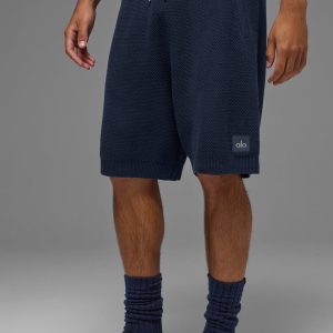 7 Sports Club Sweater Knit Short - Navy